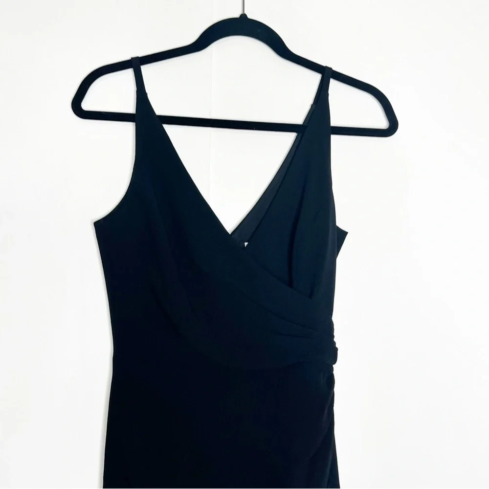 Dress the Population Faux Wrap Dress - Little Black‎ Dress